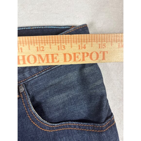 Gap Kids slouch 1969 Straight Fit Dark Wash Denim Jeans Size 16 - Picture 3 of 13